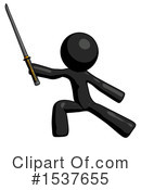 Black Design Mascot Clipart #1537655 by Leo Blanchette