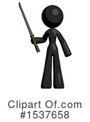 Black Design Mascot Clipart #1537658 by Leo Blanchette