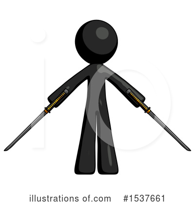 Royalty-Free (RF) Black Design Mascot Clipart Illustration by Leo Blanchette - Stock Sample #1537661