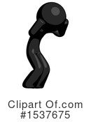 Black Design Mascot Clipart #1537675 by Leo Blanchette