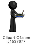Black Design Mascot Clipart #1537677 by Leo Blanchette