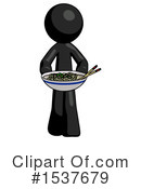 Black Design Mascot Clipart #1537679 by Leo Blanchette