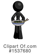 Black Design Mascot Clipart #1537680 by Leo Blanchette