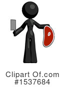 Black Design Mascot Clipart #1537684 by Leo Blanchette