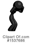 Black Design Mascot Clipart #1537686 by Leo Blanchette