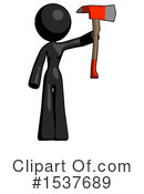 Black Design Mascot Clipart #1537689 by Leo Blanchette