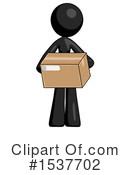 Black Design Mascot Clipart #1537702 by Leo Blanchette