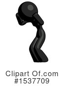 Black Design Mascot Clipart #1537709 by Leo Blanchette