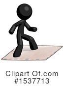 Black Design Mascot Clipart #1537713 by Leo Blanchette