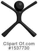 Black Design Mascot Clipart #1537730 by Leo Blanchette