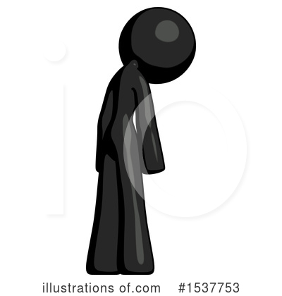 Royalty-Free (RF) Black Design Mascot Clipart Illustration by Leo Blanchette - Stock Sample #1537753