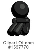 Black Design Mascot Clipart #1537770 by Leo Blanchette