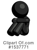 Black Design Mascot Clipart #1537771 by Leo Blanchette