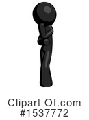 Black Design Mascot Clipart #1537772 by Leo Blanchette