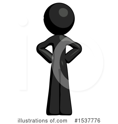 Royalty-Free (RF) Black Design Mascot Clipart Illustration by Leo Blanchette - Stock Sample #1537776