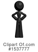 Black Design Mascot Clipart #1537777 by Leo Blanchette