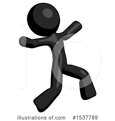 Royalty-Free (RF) Black Design Mascot Clipart Illustration by Leo Blanchette - Stock Sample #1537789