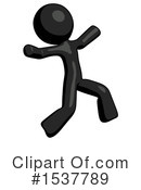 Black Design Mascot Clipart #1537789 by Leo Blanchette