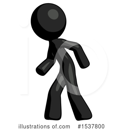 Royalty-Free (RF) Black Design Mascot Clipart Illustration by Leo Blanchette - Stock Sample #1537800