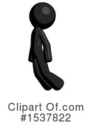 Black Design Mascot Clipart #1537822 by Leo Blanchette