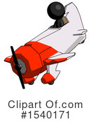 Black Design Mascot Clipart #1540171 by Leo Blanchette
