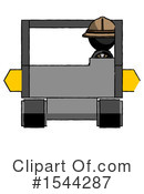 Black Design Mascot Clipart #1544287 by Leo Blanchette
