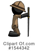 Black Design Mascot Clipart #1544342 by Leo Blanchette