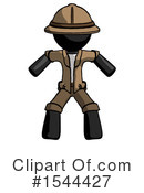 Black Design Mascot Clipart #1544427 by Leo Blanchette