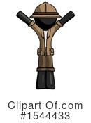 Black Design Mascot Clipart #1544433 by Leo Blanchette