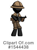 Black Design Mascot Clipart #1544438 by Leo Blanchette