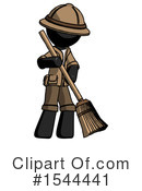 Black Design Mascot Clipart #1544441 by Leo Blanchette