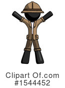 Black Design Mascot Clipart #1544452 by Leo Blanchette