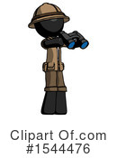 Black Design Mascot Clipart #1544476 by Leo Blanchette