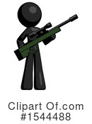Black Design Mascot Clipart #1544488 by Leo Blanchette