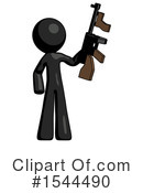 Black Design Mascot Clipart #1544490 by Leo Blanchette