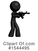 Black Design Mascot Clipart #1544495 by Leo Blanchette