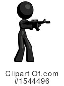 Black Design Mascot Clipart #1544496 by Leo Blanchette