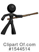 Black Design Mascot Clipart #1544514 by Leo Blanchette