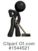 Black Design Mascot Clipart #1544521 by Leo Blanchette