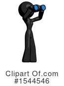 Black Design Mascot Clipart #1544546 by Leo Blanchette