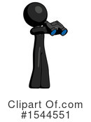 Black Design Mascot Clipart #1544551 by Leo Blanchette