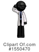 Black Design Mascot Clipart #1550470 by Leo Blanchette