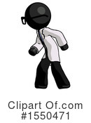 Black Design Mascot Clipart #1550471 by Leo Blanchette