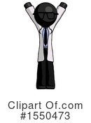 Black Design Mascot Clipart #1550473 by Leo Blanchette