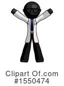 Black Design Mascot Clipart #1550474 by Leo Blanchette