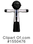 Black Design Mascot Clipart #1550476 by Leo Blanchette