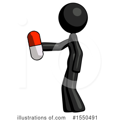 Royalty-Free (RF) Black Design Mascot Clipart Illustration by Leo Blanchette - Stock Sample #1550491