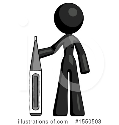 Royalty-Free (RF) Black Design Mascot Clipart Illustration by Leo Blanchette - Stock Sample #1550503