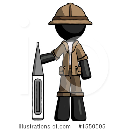 Royalty-Free (RF) Black Design Mascot Clipart Illustration by Leo Blanchette - Stock Sample #1550505