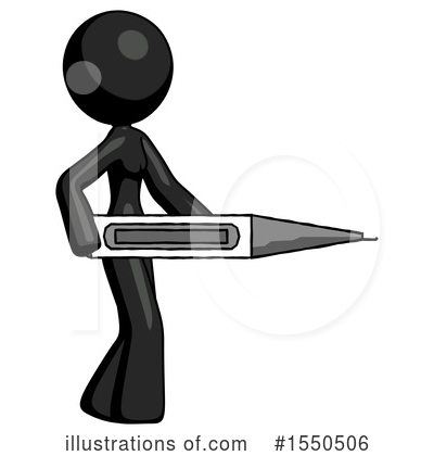 Royalty-Free (RF) Black Design Mascot Clipart Illustration by Leo Blanchette - Stock Sample #1550506